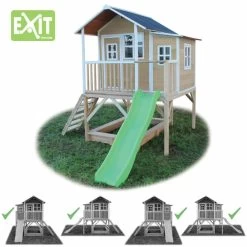 Maisonnette En Bois Exit Loft 550 - Naturel -Jouets D'extérieur 20401474 7