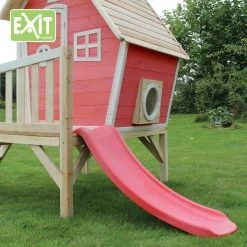 Maisonnette En Bois Exit Fantasia 300 Rouge -Jouets D'extérieur 20401478 1 1