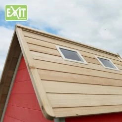 Maisonnette En Bois Exit Fantasia 300 Rouge -Jouets D'extérieur 20401478 3