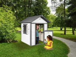 Maisonnette Lodge Blanc/gris -Jouets D'extérieur 20413702 8