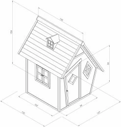 Maisonnette Cabin -Jouets D'extérieur 20413708 3