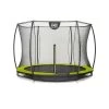Trampoline Enterré Exit Silhouette ø 244cm Avec Filet Vert