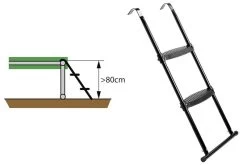 échelle Pour Trampoline Exit 80-95cm -Jouets D'extérieur 20429035