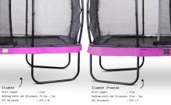 Exit Elegant Rect. 214x366 + Filet De Sécurité Economy Violet -Jouets D'extérieur 20429095 9