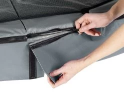 Exit Elegante Prem Rect. 214x366 + Filet De Sécurité Deluxe Gris -Jouets D'extérieur 20429133 2