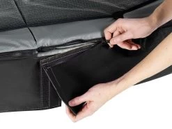 Exit Elegante Prem Rect. 214x366 + Filet De Sécurité Deluxe Noir -Jouets D'extérieur 20429135 2