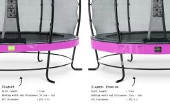 Exit Elegant Premium 366 + Filet De Sécurité Deluxe Violet -Jouets D'extérieur 20429142 4