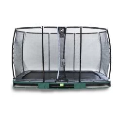 Trampoline Enterré Premium 214x366 Cm Avec Filet Vert