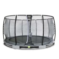 Trampoline Enterré Premium Exit 427cm Gris + Filet Deluxe