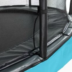 Trampoline Enterré Premium 366 Cm Avec Filet Deluxe Turquoise -Jouets D'extérieur 20438547 6