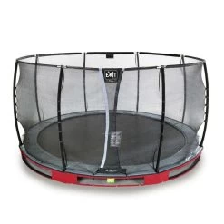 Trampoline Enterré Premium Exit 427cm Rouge + Filet Deluxe -Jouets D'extérieur 20438553 4