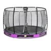 Trampoline Enterré Premium 366 Cm Avec Filet Deluxe Mauve -Jouets D'extérieur 20438557