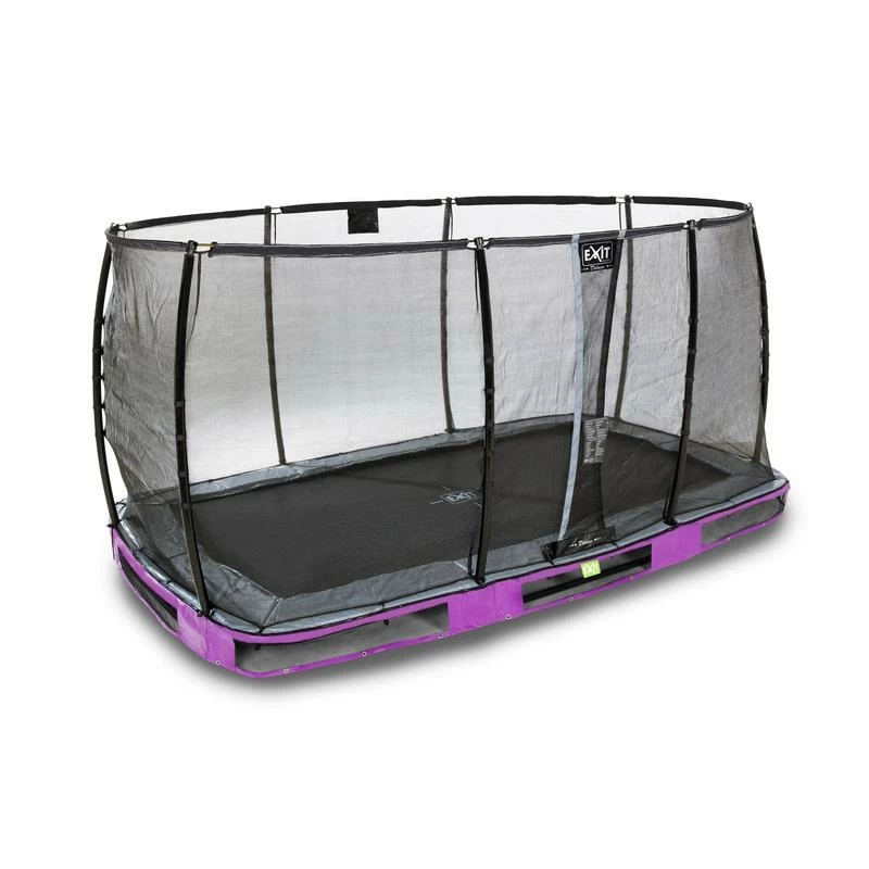 Trampoline Enterré Premium 214x366 Cm Avec Filet Mauve 14 Trampoline Enterré Premium 214x366 Cm Avec Filet Mauve – Image 12