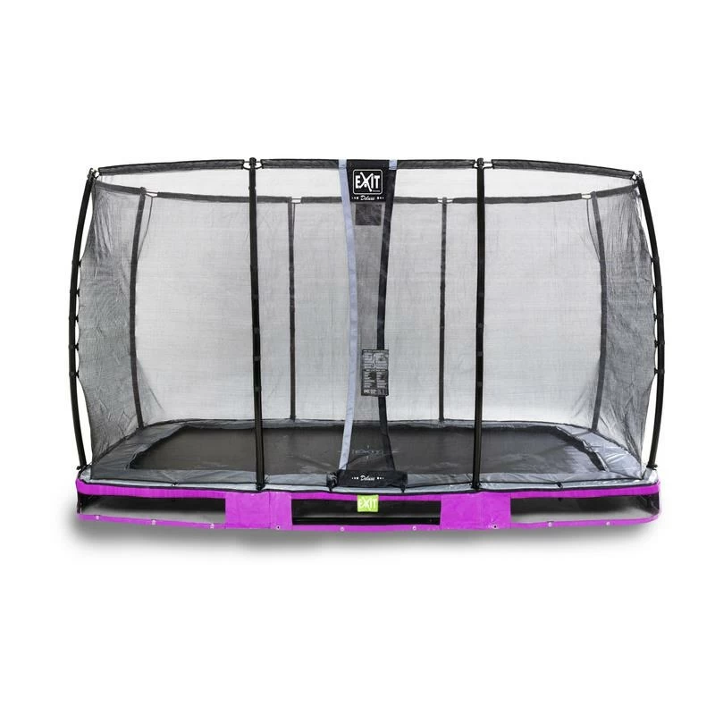 Trampoline Enterré Premium 214x366 Cm Avec Filet Mauve 17 Trampoline Enterré Premium 214x366 Cm Avec Filet Mauve – Image 15