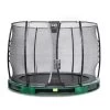 Trampoline Enterré Elégant 305 Cm Avec Filet Safty Vert