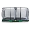 Trampoline Enterré Elegant Exit 244x427cm Vert + Filet