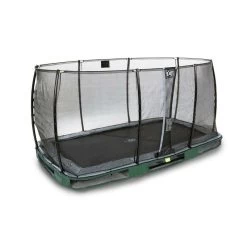 Trampoline Enterré Elegant Exit 244x427cm Vert + Filet -Jouets D'extérieur 20438632 1