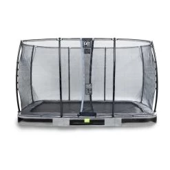 Trampoline Enterré Elegant Exit 214x366cm Gris + Filet