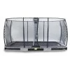 Trampoline Enterré Elegant Exit 244x427cm Gris + Filet -Jouets D'extérieur 20438637