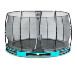 Trampoline Enterré Elégant 366 Cm Avec Filet Safty Bleu -Jouets D'extérieur 20438640 10