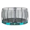 Trampoline Enterré Exit 427cm Bleu Avec Filet De Sécurité