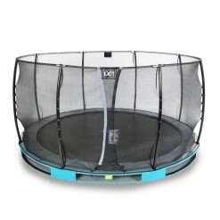 Trampoline Enterré Exit 427cm Bleu Avec Filet De Sécurité -Jouets D'extérieur 20438641 11