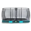 Trampoline Enterré Elegant Exit 244x427cm Bleu + Filet -Jouets D'extérieur 20438643