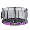 Trampoline Enterré Exit 427cm Violet Avec Filet De Sécurité