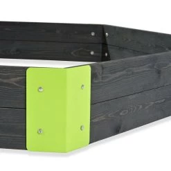 Bac à Sable En Bois Exit Hexagonale 160 X 140 Cm -Jouets D'extérieur 20486860 2
