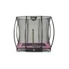 Trampoline Enterré Silhouette 153x214cm Avec Filet Rose