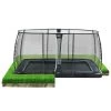 Trampoline Enterré Dynamic Exit 244x427cm Noir + Filet De Sécurité -Jouets D'extérieur 20514914 1
