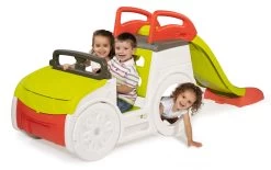 Smoby Voiture Aventure Et Toboggan -Jouets D'extérieur 205352792028529
