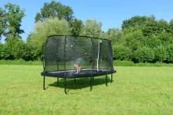 Trampoline Exit Allure Classic 214x366cm - Noir -Jouets D'extérieur 205360522028729