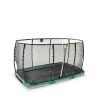 Trampoline Enterré Exit Allure Premium 214x366cm - Vert