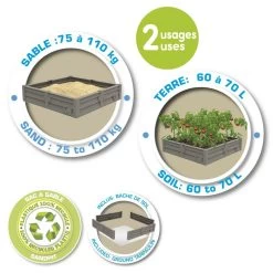 Bac Square Garden -Jouets D'extérieur 20564002 4