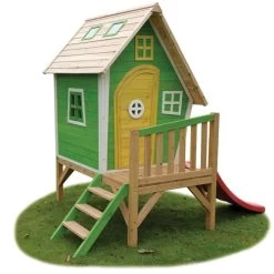 Maisonnette En Bois Exit Fantasia 300 Verte