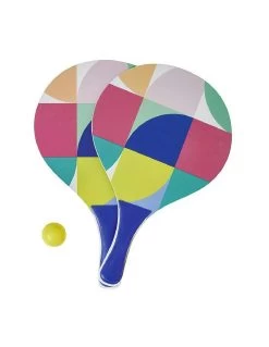 Raquette De Plage Multicolore X2