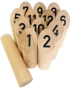 Jeu De Quilles Nordique En Bois