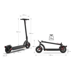 Sharp Ks2aueb - Trottinette Electrique -Jouets D'extérieur KS2A B dimensions