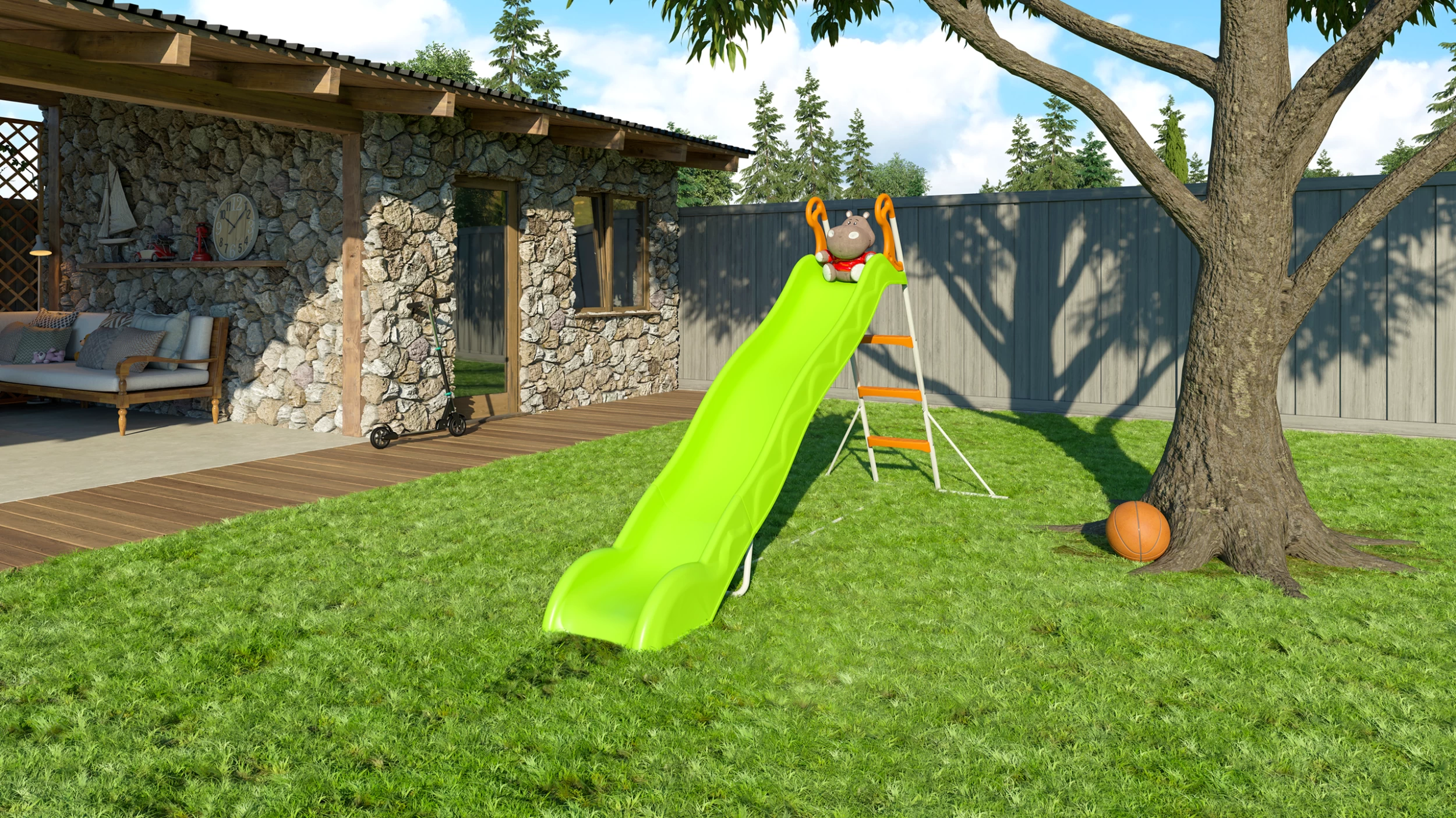 Toboggan Linou 2.63m De Glisse 4 Toboggan Linou 2.63m De Glisse – Image 2