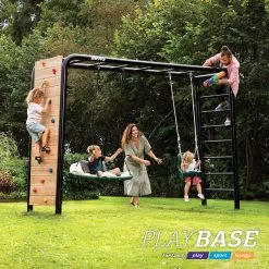 Berg Playbase Medium (siège Bois+ Trapèze) -Jouets D'extérieur playbase 7 7